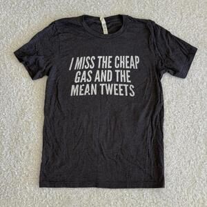 Bella+Canvas Unisex Adult Dark Gray Graphic Short Sleeve T-Shirt (size M) Funny